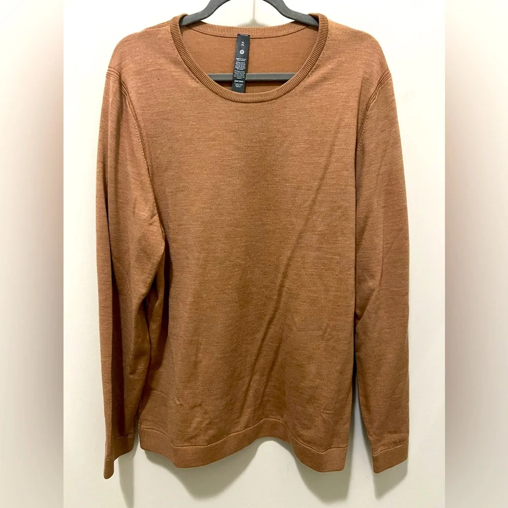 Lululemon gold men’s sweater size XL NWT - Picture 1 of 10